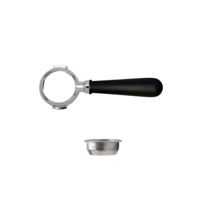 LELIT Wood Bottomless Portafilter - Black - Image 1