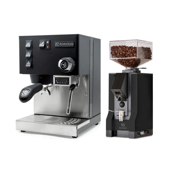 Rancilio Silvia PID and Eureka Mignon Silenzio 55 Grinder Bundle - Image 1